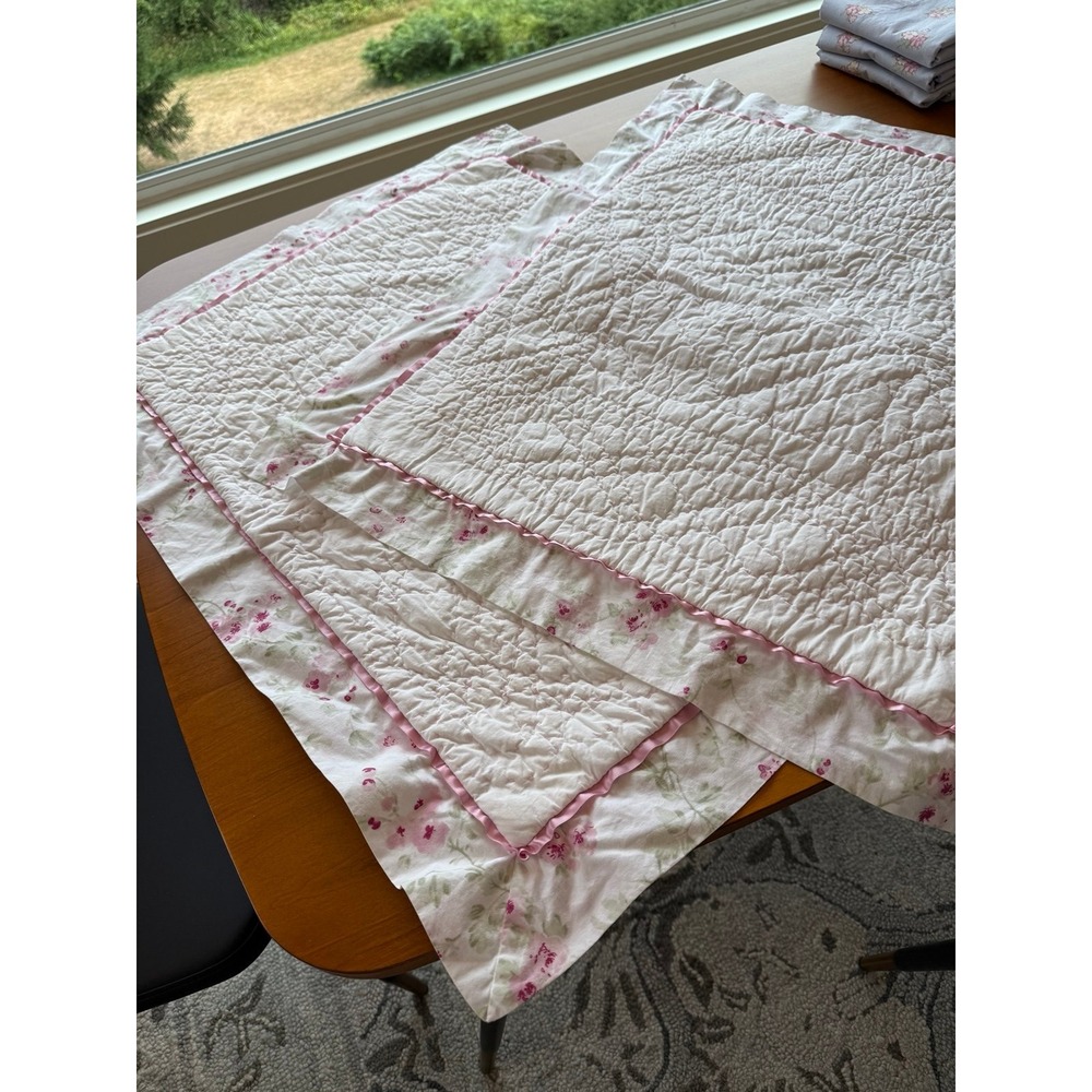 Rachel Ashwell Simply Shabby Chic standard size pillow shams